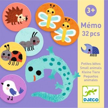 Mémo Petites bêtes - Jeu éducatif - Djeco