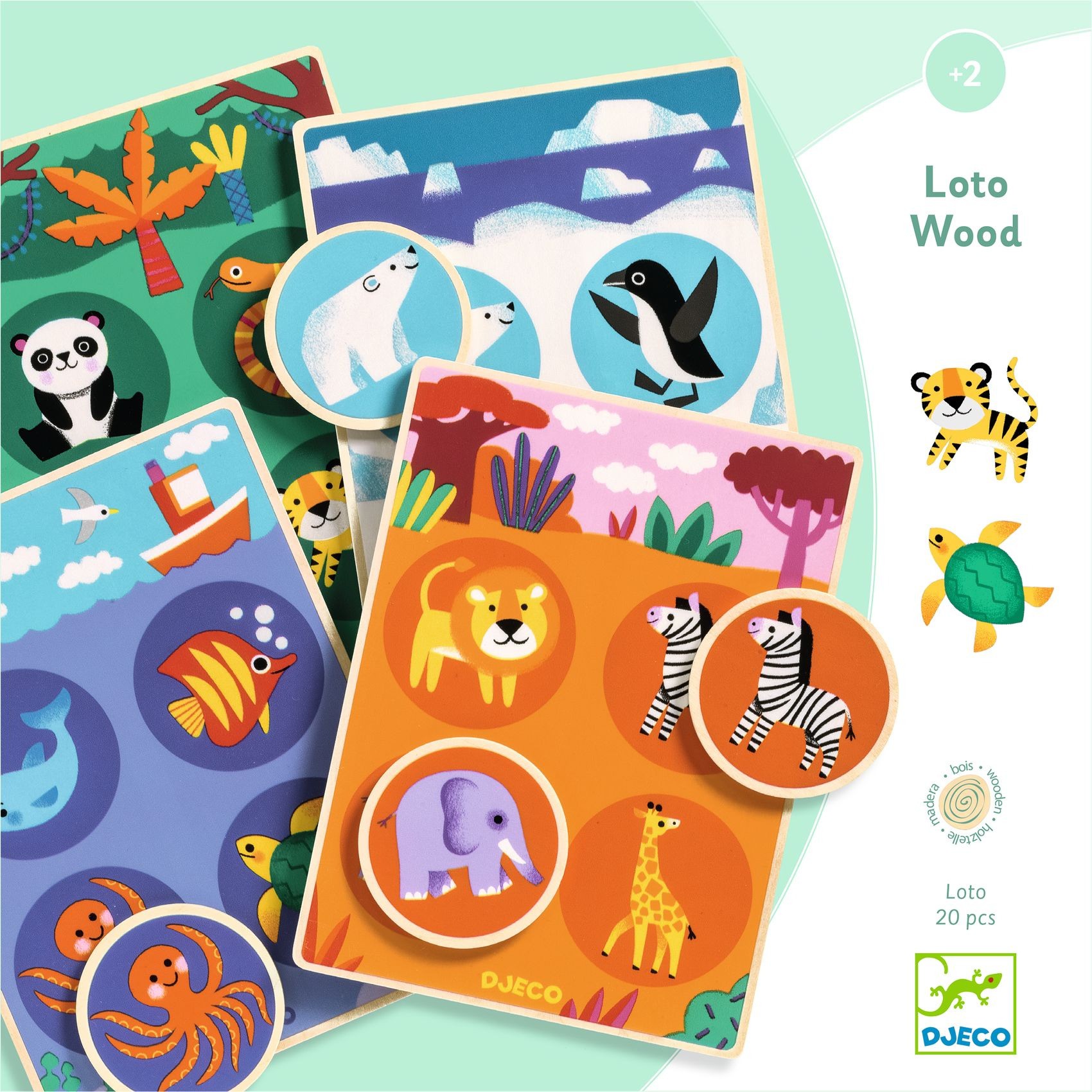 Loto Wood Jeu éducatif en bois Djeco