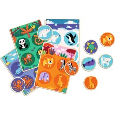 Loto Wood - Jeu éducatif en bois - Djeco 2