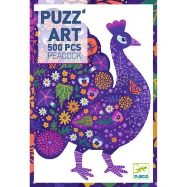 Peacock Puzz'art 500 pièces - Djeco