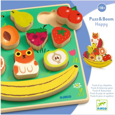Puzzles relief - Puzz & Boom Happy - Djeco