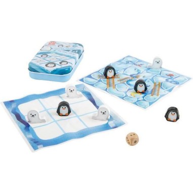 Morpion - Serpents et Échelles 2 en 1 - Hape