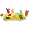 Puzzle tactile, les animaux de la forêt - Hape