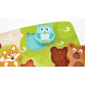 Puzzle tactile, les animaux de la forêt - Hape