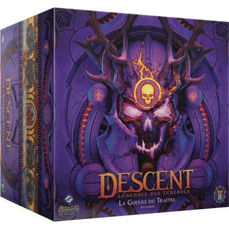 Descent Légendes des Ténèbres : La Guerre du Traître - Extension - Jeux de société - Fantasy Flight Games