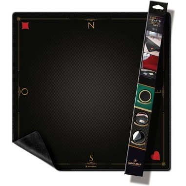 Tapis Cartes Prestige Noir - Format Tarot 60X60 Cm - Wogamat