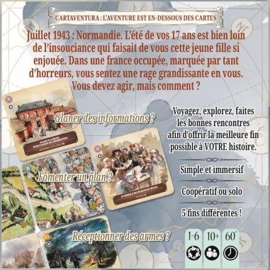 Cartaventura : Résistance - Jeux de société - Blam Editions