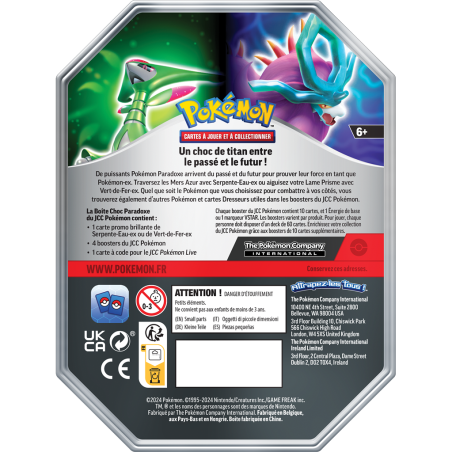 Pokémon - Pokébox Choc Paradoxe - Vert-Fer Ex