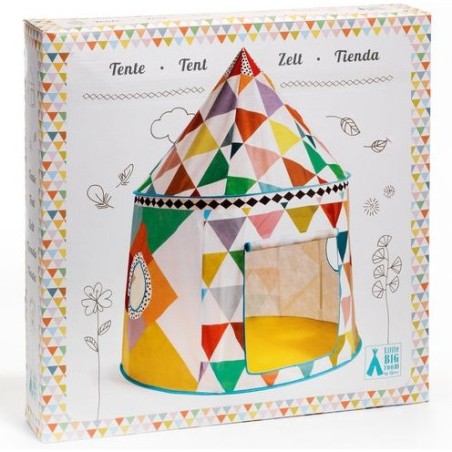 Cabanes et Coffres à  jouets Cabane multicolore - Djeco