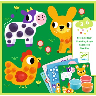 Pâte à modeler : ronds de pâte - Djeco