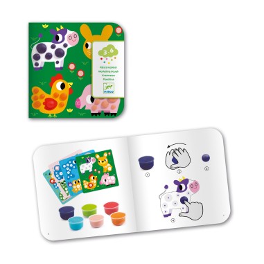 Pâte à modeler : ronds de pâte - Djeco