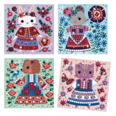 Coffret Mosaïques Lovely Pets - Djeco 2
