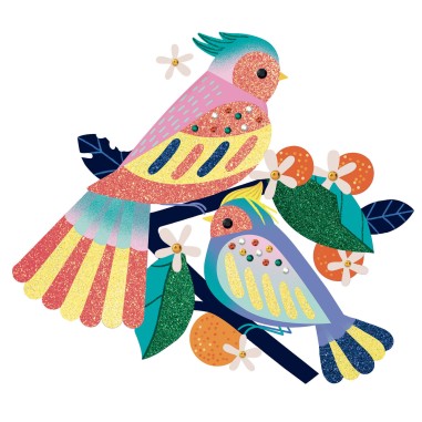 Tableau paillettes et strass Paradisio - Activité créative - Djeco