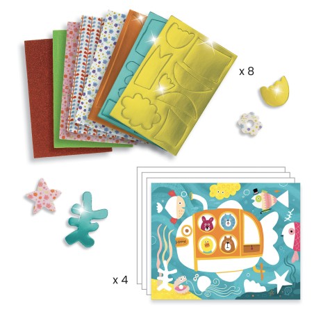 Mosaïque Mousse mousse - Activité manuelle enfant - Djeco Mosaïque Mousse mousse - Activité manuelle enfant - Djeco