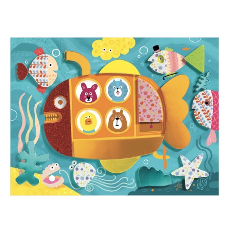 Mosaïque Mousse mousse - Activité manuelle enfant - Djeco Mosaïque Mousse mousse - Activité manuelle enfant - Djeco