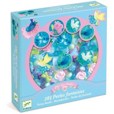 Coffret Perles Fantaisies Oiseaux - Djeco