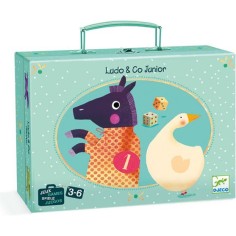 Jeux de l'oie et des petits chevaux Ludo and Co Junior - Djeco