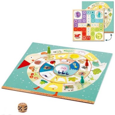 Ludo and Co Junior - jeu de l'oie et petits chevaux - Djeco