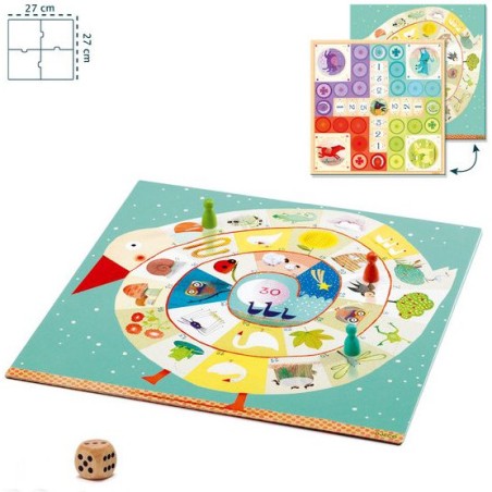 Ludo and Co Junior - jeu de l'oie et petits chevaux - Djeco
