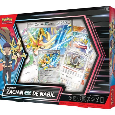 Coffret ex Mars Zacian-ex de Nabil - Pokémon Coffret ex Mars Zacian-ex de Nabil - Pokémon