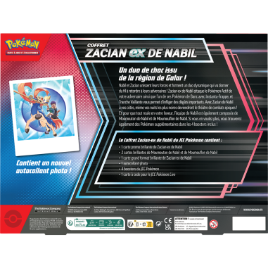 Coffret ex Mars Zacian-ex de Nabil - Pokémon