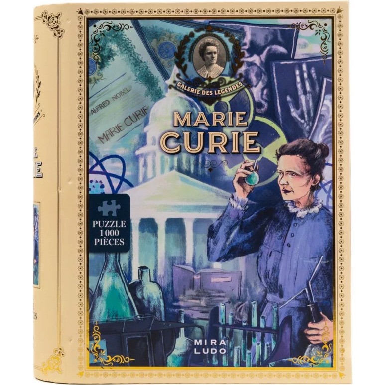 Puzzle Galerie des Légendes : Marie Curie 1000 pièces Miraludo
