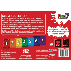 Red7 - Jeu de société - Nuts Publishing 2