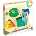 Jeu de manipulation en bois : LockBasic - Djeco