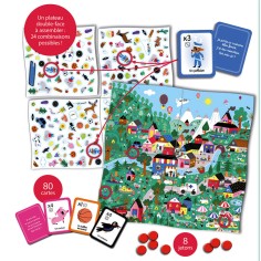 Cherche et trouve Les couleurs - Jeu de société enfant - Janod 2