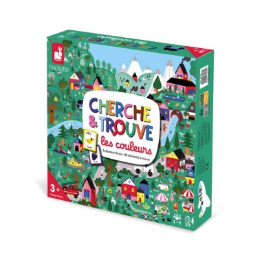 Cherche et trouve Les couleurs - Jeu de société enfant - Janod