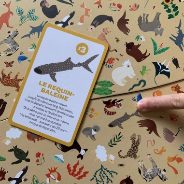 Cherche et trouve Animaux menacés - Jeu de société enfant - Janod