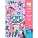 Animaux à décorer avec feuilles métallisées - Djeco