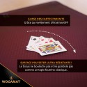 Tapis Cartes Prestige Rouge Format Tarot 60X60 Cm - Wogamat