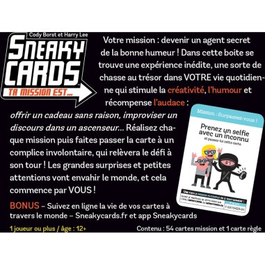 Sneaky Cards - Jeu de société - Cocktail Games