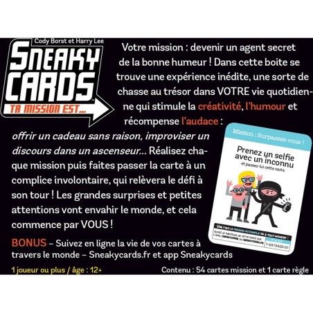Sneaky Cards - Jeu de société - Cocktail Games