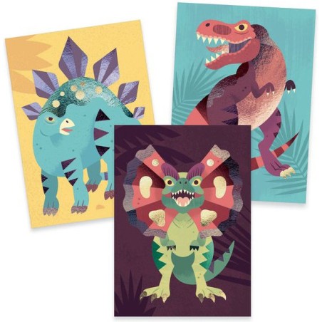 Tableaux à  métalliser - Jurassic - Djeco