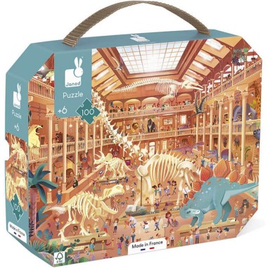 Puzzle musée d'histoire naturelle - 100 pièces - Janod