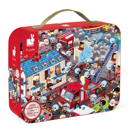 Pompiers de l'extrême - puzzle d'observation 208 pièces - Janod