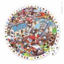 Puzzle d'observation rond 208 pièces : Pompiers de l'extrême - Janod