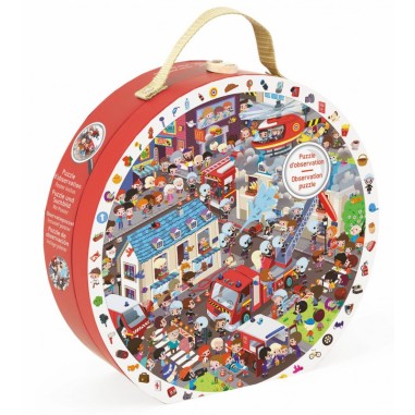 Pompiers de l'extrême - puzzle d'observation 208 pièces - Janod