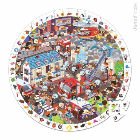 Pompiers de l'extrême - puzzle d'observation 208 pièces - Janod