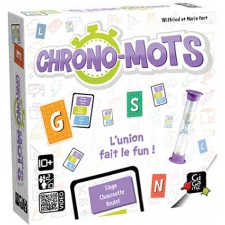Chrono mots - jeu d'ambiance coopératif - Gigamic