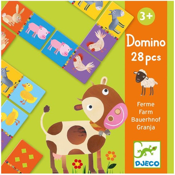 Domino Ferme Jeu Éducatif pour les Enfants Djeco