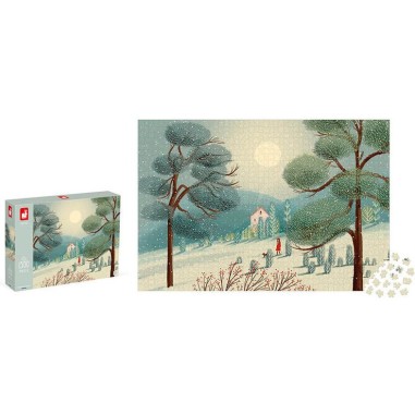 Puzzle adulte - Puzzle 1500 pièces adulte enfant 8 ans paysage - Janod