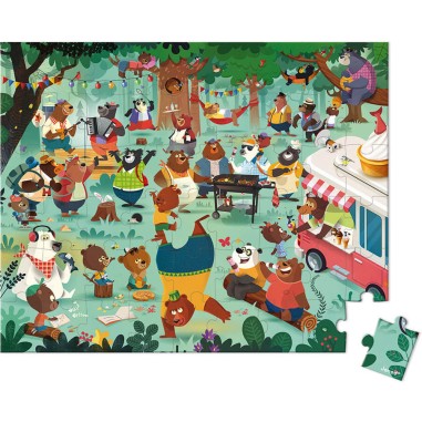 Puzzle La Cousinade des Ours 54 pcs - Janod