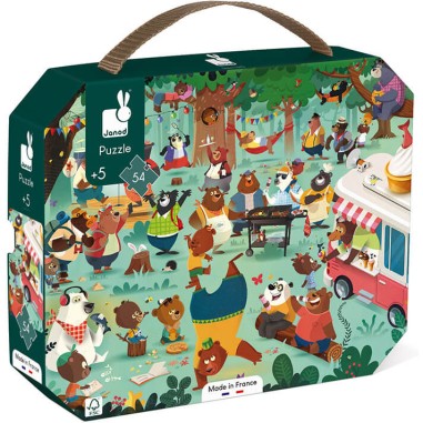 Puzzle La Cousinade des Ours 54 pcs - Janod