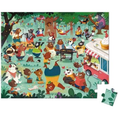 Puzzle La Cousinade des Ours 54 pcs - Janod