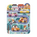 Puzzle en Bois City 6 pièces - Janod