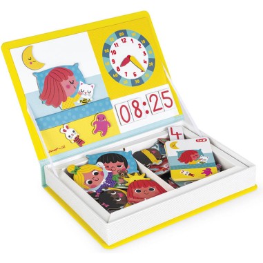 Magneti'Book J'apprends l'heure - Un jeu - Janod