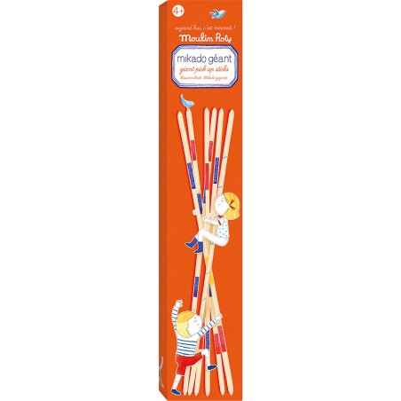 Mikado Géant en Bois Enfant - Moulin Roty
